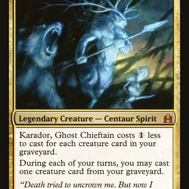 Karador, Ghost Chieftain CMD-207/5075 (The List Reprints) 