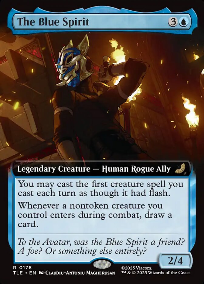The Blue Spirit Extended Art 178 (Avatar: The Last Airbender: Eternal-Legal)  - Extended Art