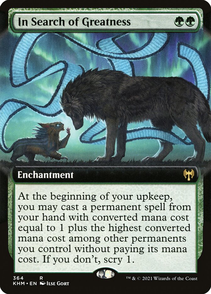 In Search of Greatness 364 (Kaldheim)  - Extended Art Foil
