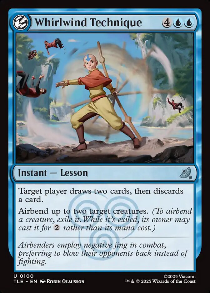 Whirlwind Technique 100/317 (Avatar: The Last Airbender: Eternal-Legal)  - Foil
