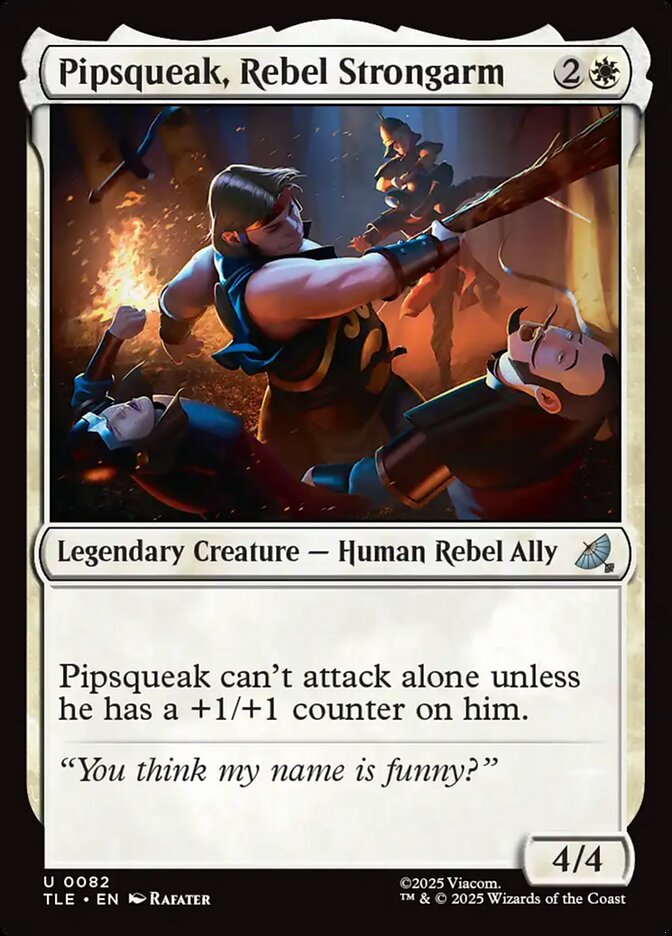 Pipsqueak, Rebel Strongarm 82/317 (Avatar: The Last Airbender: Eternal-Legal)  - Foil