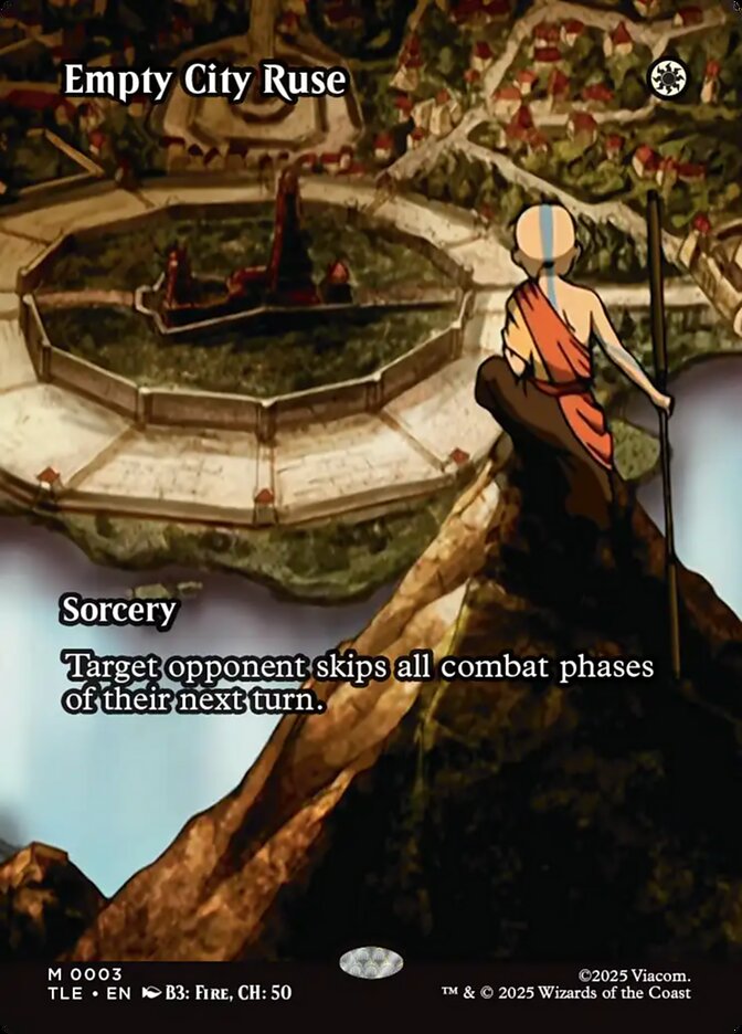 Empty City Ruse 3/317 (Avatar: The Last Airbender: Eternal-Legal)  - Borderless Foil