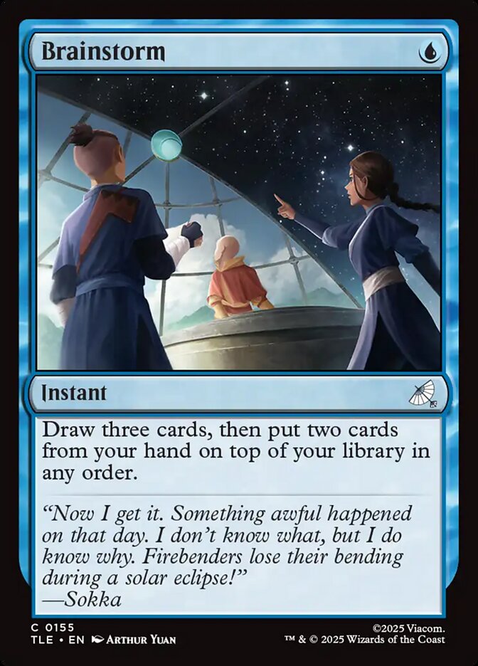 Brainstorm 155/317 (Avatar: The Last Airbender: Eternal-Legal)  - Foil
