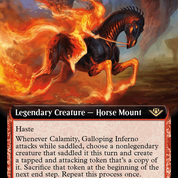 Calamity, Galloping Inferno 330/286 (Outlaws of Thunder Junction)  - Extended Art Foil