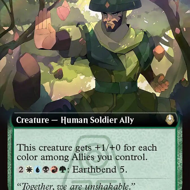 Earthen Ally  377/286 (Avatar: The Last Airbender)  - Extended Art