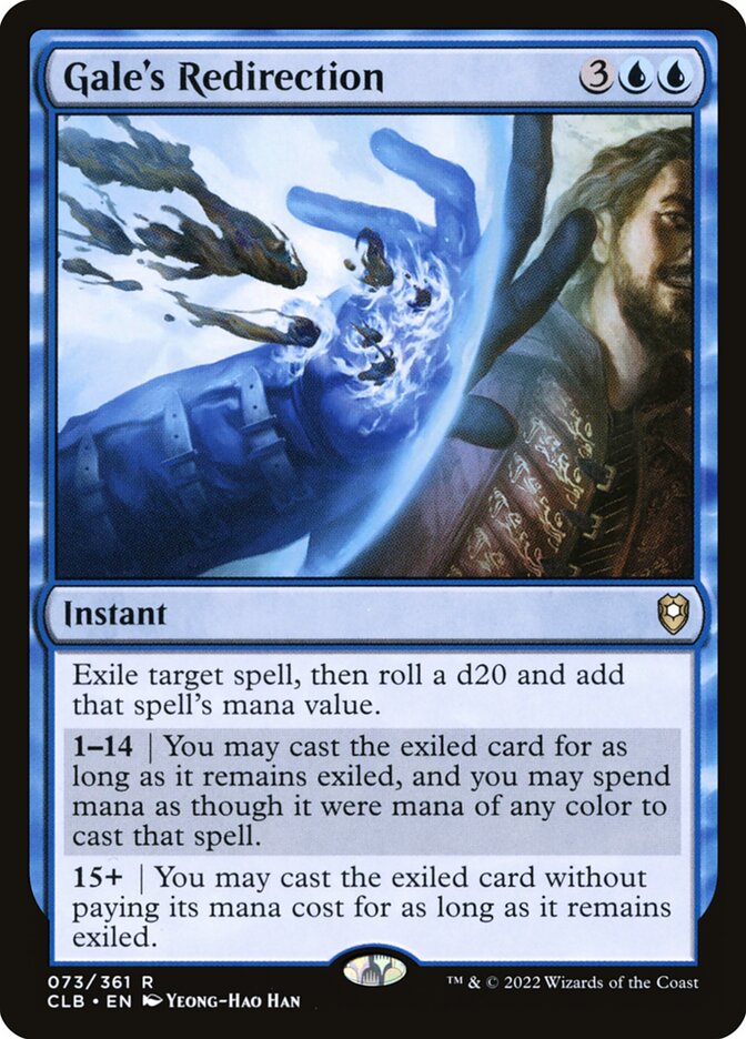 Gale's Redirection 73/361 (Commander Legends: Battle for Baldur's Gate)  - Foil