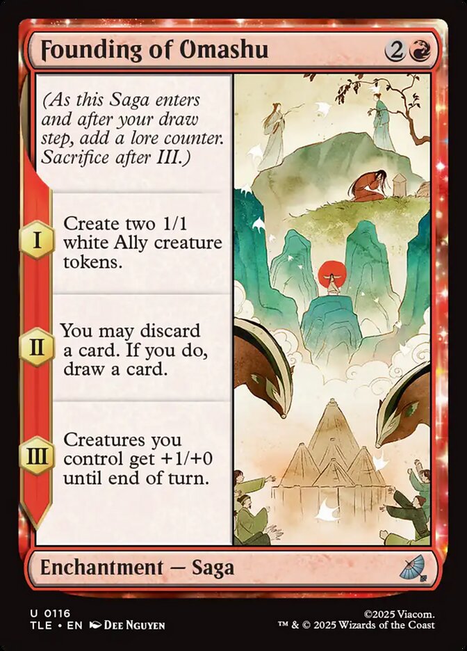Founding of Omashu 116/317 (Avatar: The Last Airbender: Eternal-Legal)  - Foil