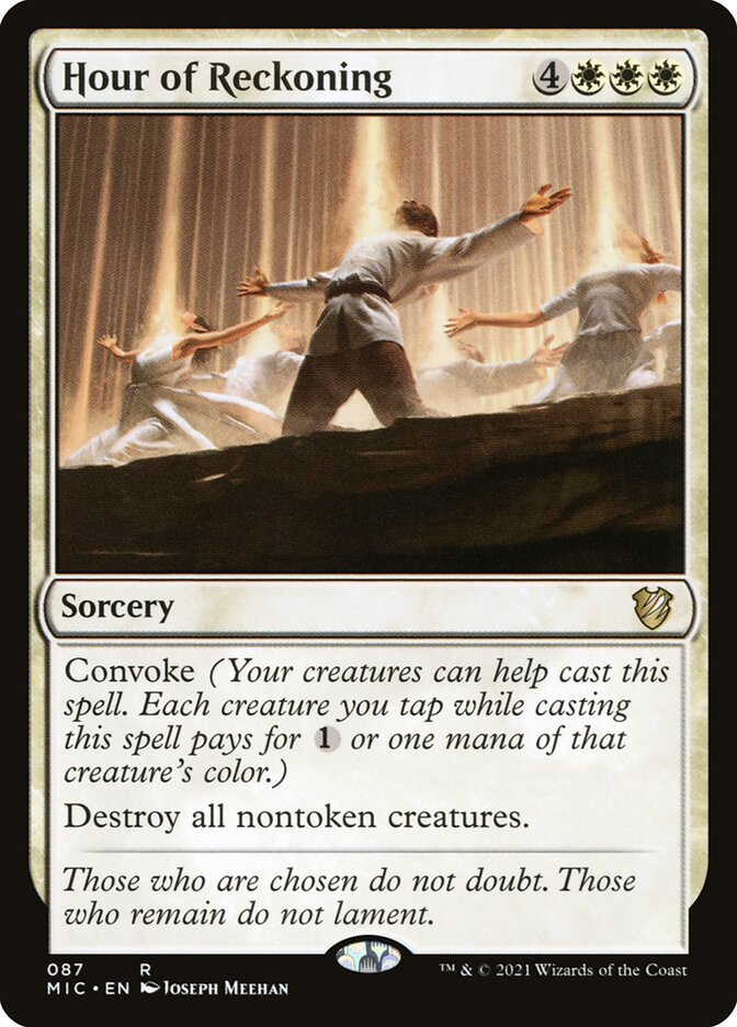 Hour of Reckoning 87/38 (Commander: Innistrad: Midnight Hunt) 