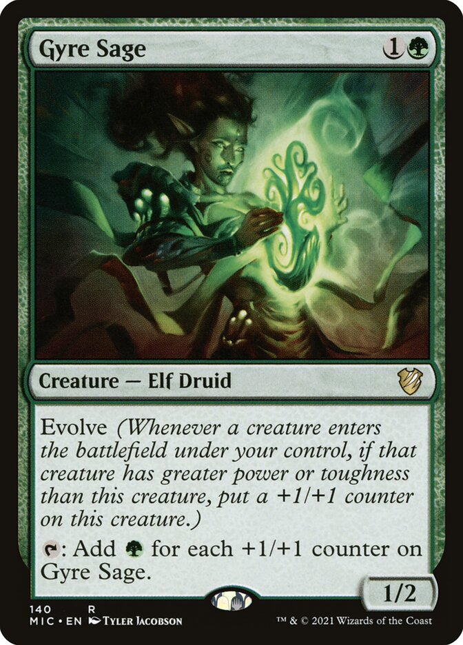 Gyre Sage 140/38 (Commander: Innistrad: Midnight Hunt) 