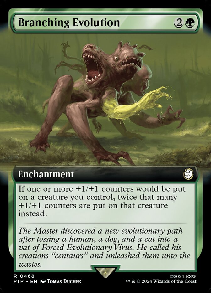 Branching Evolution 468/326 (Universes Beyond: Fallout)  - Extended Art Foil