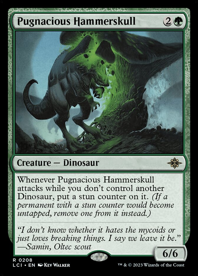 Pugnacious Hammerskull 208/291 (The Lost Caverns of Ixalan)  - Foil