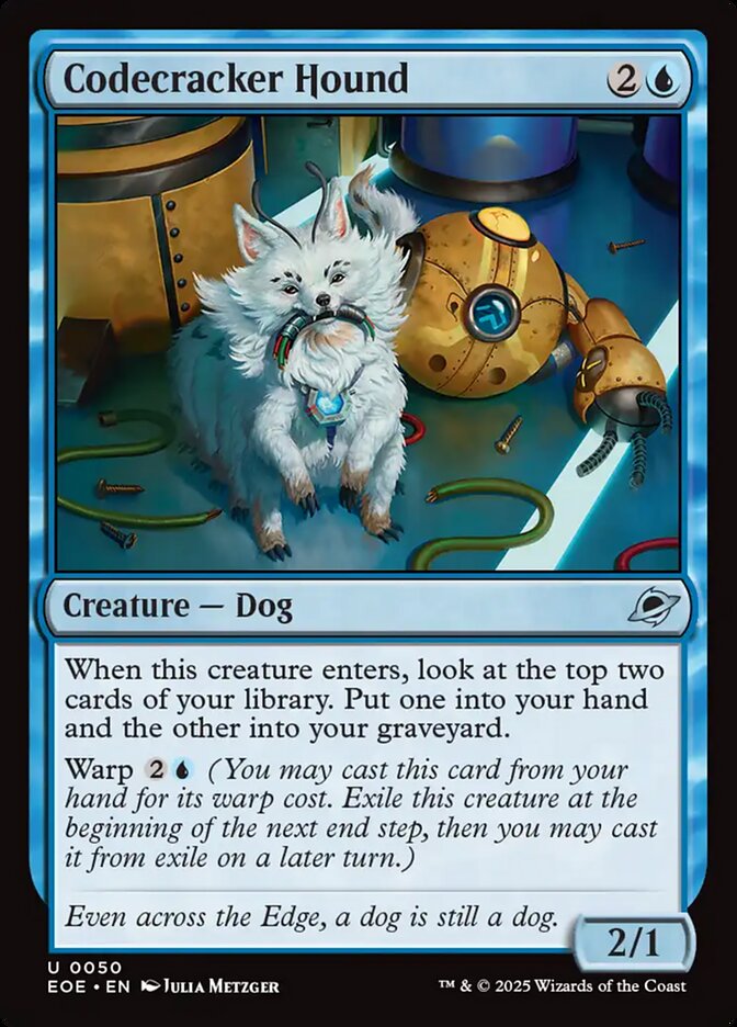 Codecracker Hound 50/276 (Edge of Eternities)  - Foil