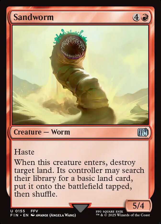 Sandworm 155/309 (FINAL FANTASY)  - Foil