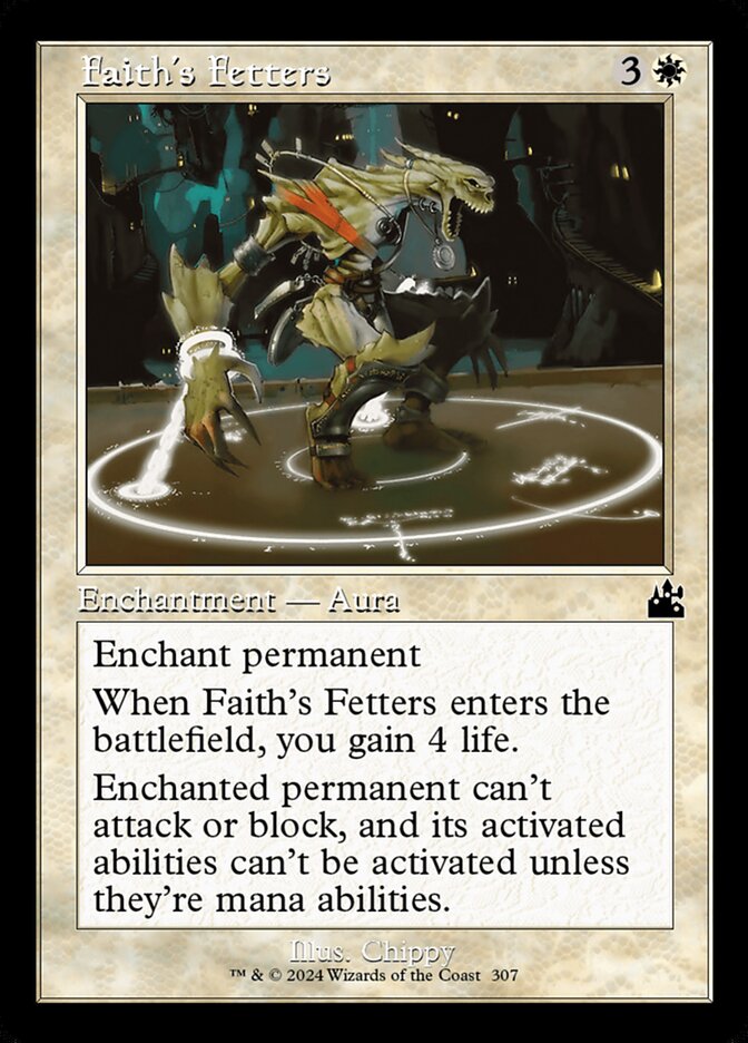 Faith's Fetters 307/291 (Ravnica Remastered)  - Retro