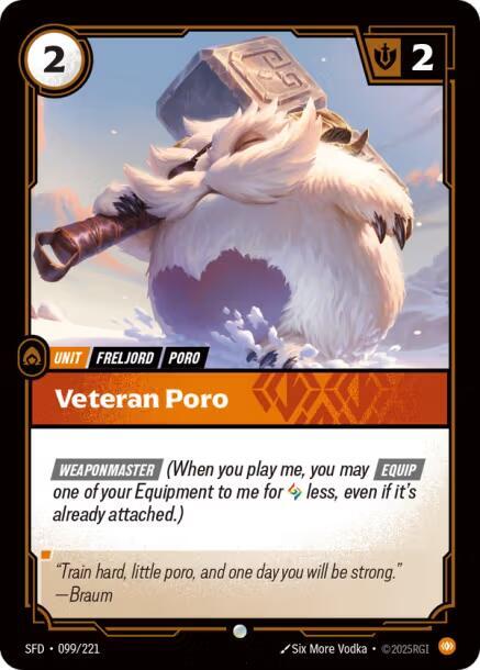 Veteran Poro (Spiritforged)  - Foil