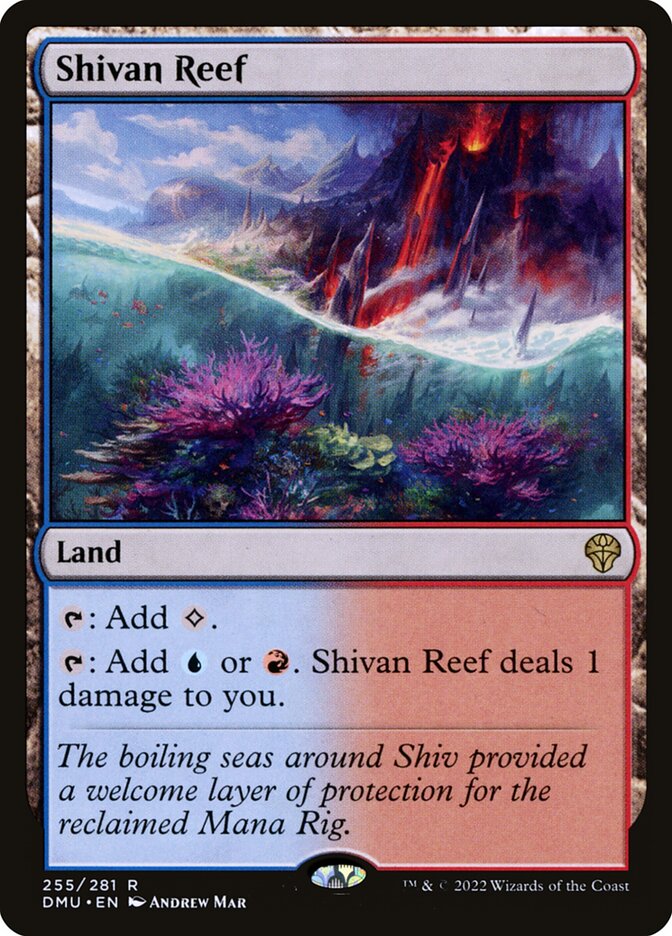 Shivan Reef 255/281 (Dominaria United) 