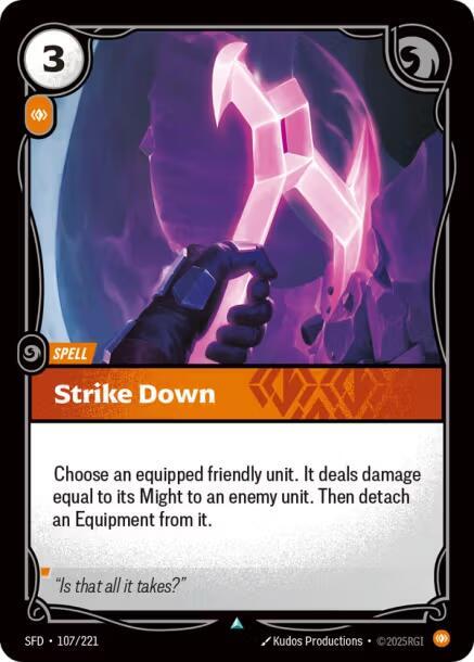 Strike Down (Spiritforged)  - Foil