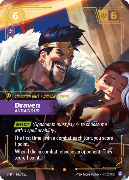 Draven Audacious (Spiritforged)  - Foil