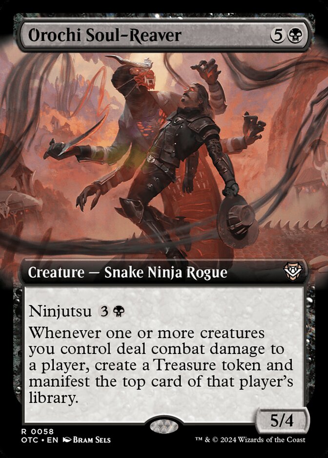 Orochi Soul-Reaver 58 (Commander: Outlaws of Thunder Junction)  - Extended Art