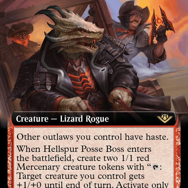 Hellspur Posse Boss 333/286 (Outlaws of Thunder Junction)  - Extended Art