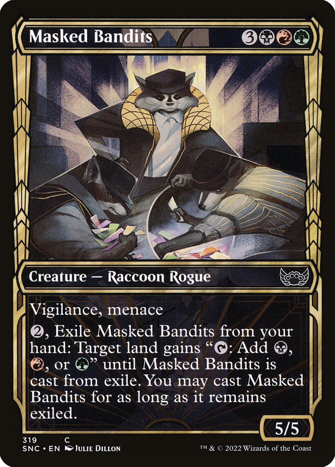Masked Bandits 319 (Streets of New Capenna)  - Foil