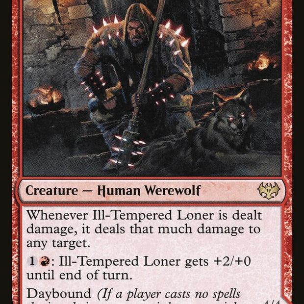 Ill-Tempered Loner // Howlpack Avenger 162 (Innistrad: Crimson Vow) 