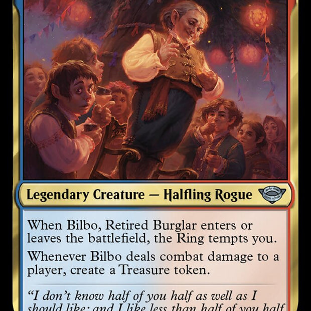 Bilbo, Retired Burglar 196/281 (Universes Beyond: The Lord of the Rings: Tales of Middle-earth) 