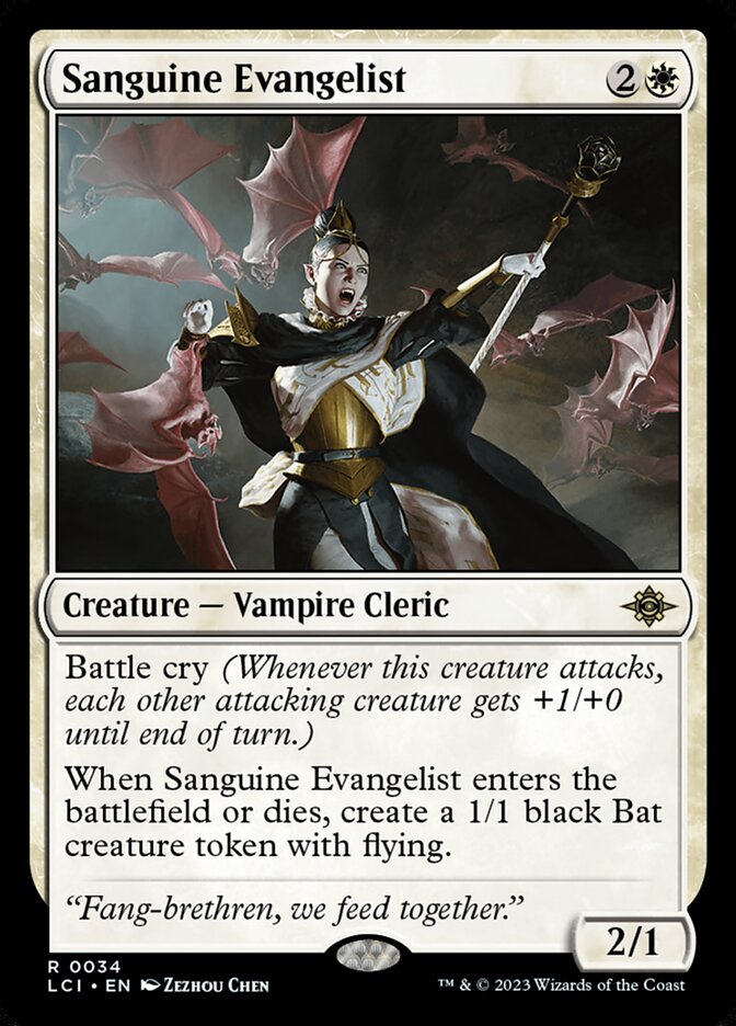Sanguine Evangelist 34/291 (The Lost Caverns of Ixalan) 