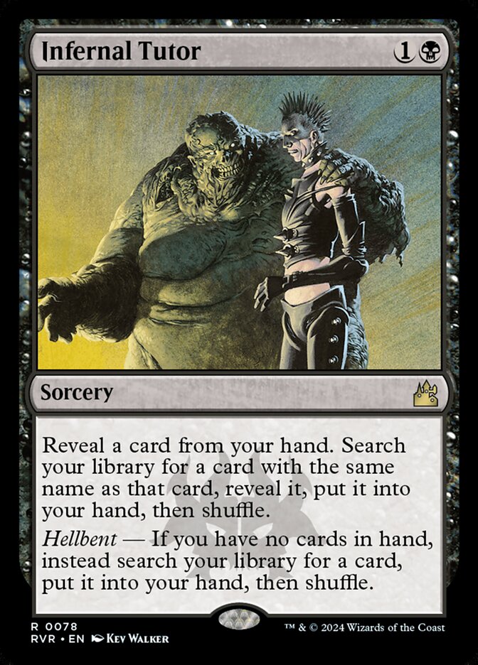 Infernal Tutor 78/291 (Ravnica Remastered) 