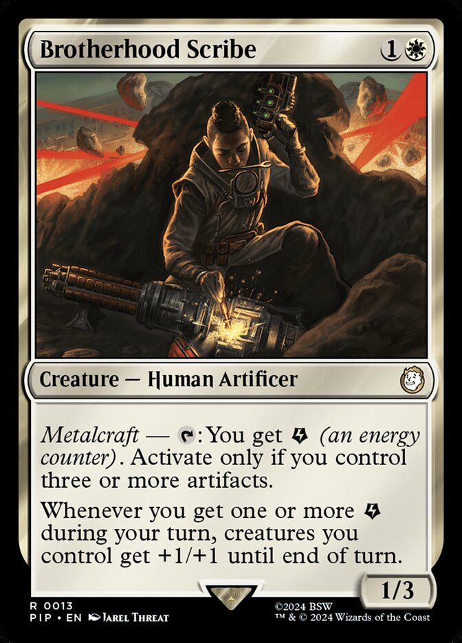 Brotherhood Scribe 13/326 (Universes Beyond: Fallout)  - Foil