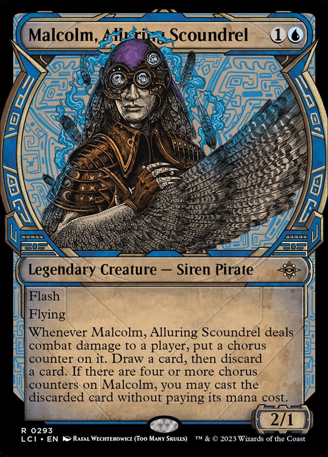 Malcolm, Alluring Scoundrel 293/291 (The Lost Caverns of Ixalan)  - Showcase