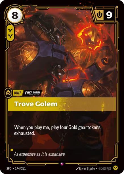 Trove Golem (Spiritforged)  - Foil
