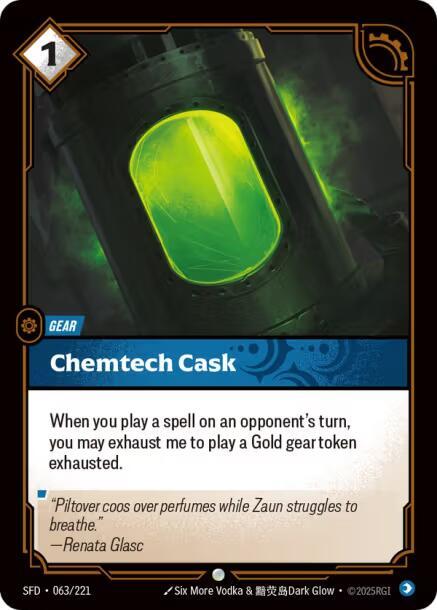 Chemtech Cask 63/221 (Spiritforged)  - Foil