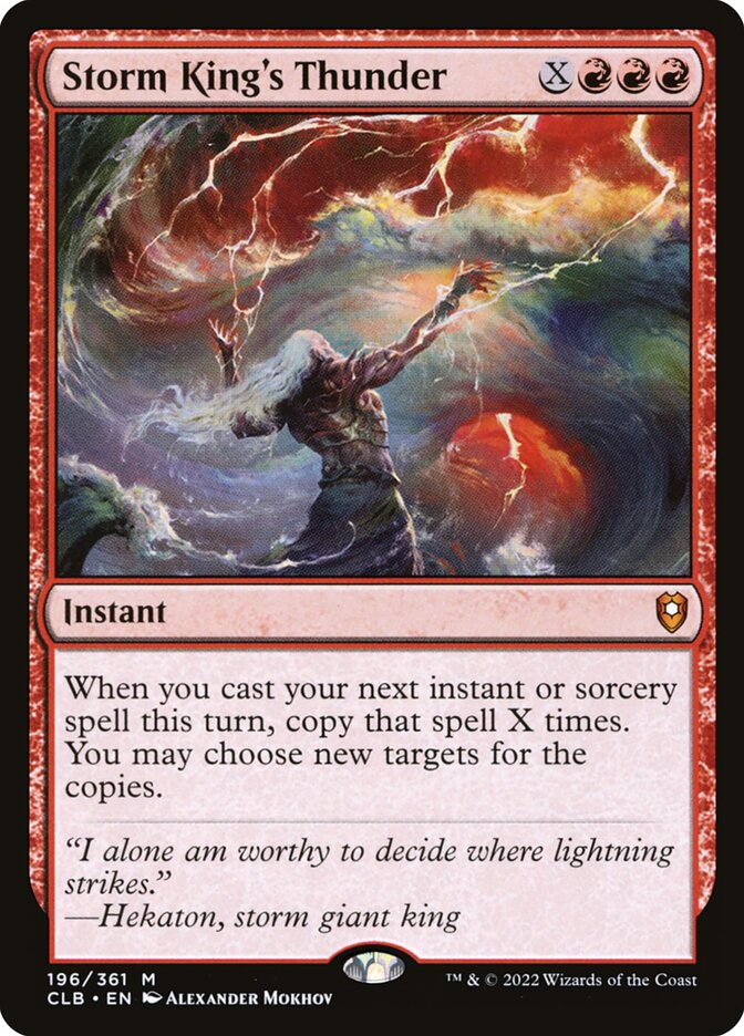 Storm King's Thunder 196/361 (Commander Legends: Battle for Baldur's Gate) 