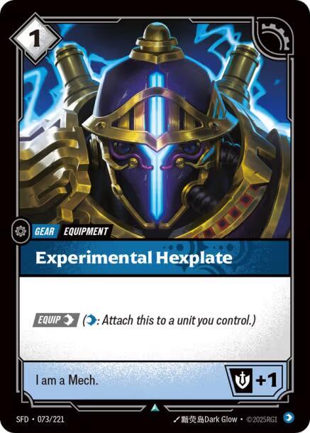 Experimental Hexplate (Spiritforged) 