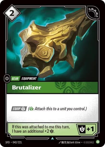Brutalizer 42/221 (Spiritforged)  - Foil