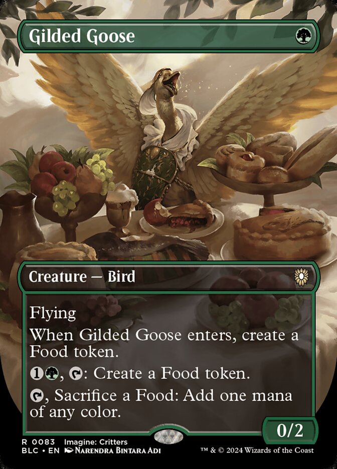 Gilded Goose 83 (Commander: Bloomburrow)  - Borderless
