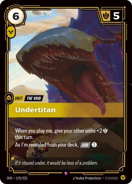 Undertitan (Spiritforged)  - Foil