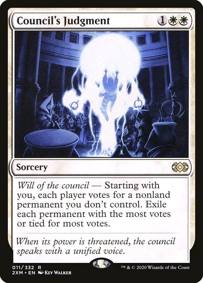 Council's Judgment 11/322 (Double Masters) 