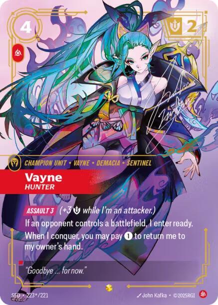 Vayne Hunter Signature (Spiritforged)  - Foil