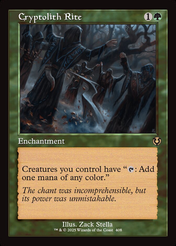 Cryptolith Rite Retro Frame 408 (Innistrad Remastered)  - Foil