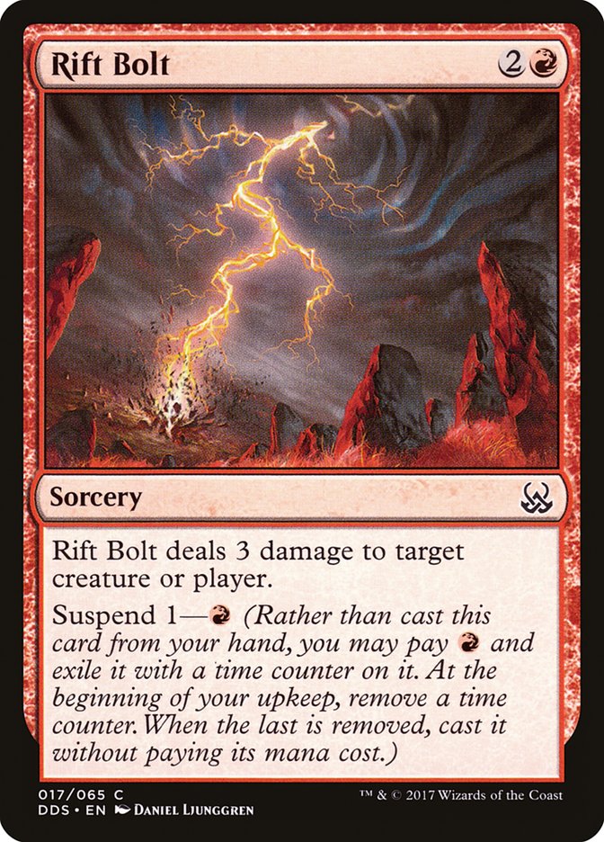 Rift Bolt 17/65 (Duel Decks: Mind vs. Might) 