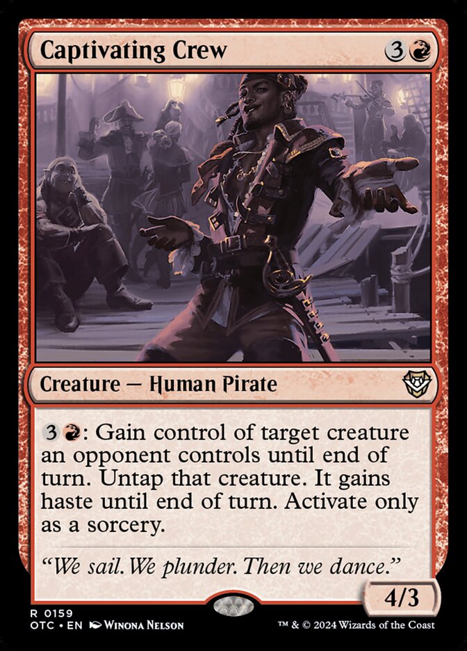 Captivating Crew 159 (Commander: Outlaws of Thunder Junction) 