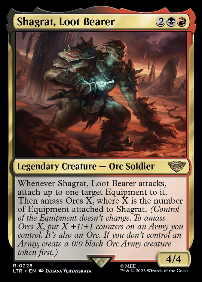 Shagrat, Loot Bearer 228/281 (Universes Beyond: The Lord of the Rings: Tales of Middle-earth) 