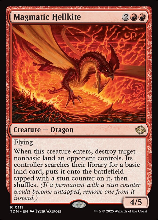Magmatic Hellkite 111/291 (Tarkir: Dragonstorm) 