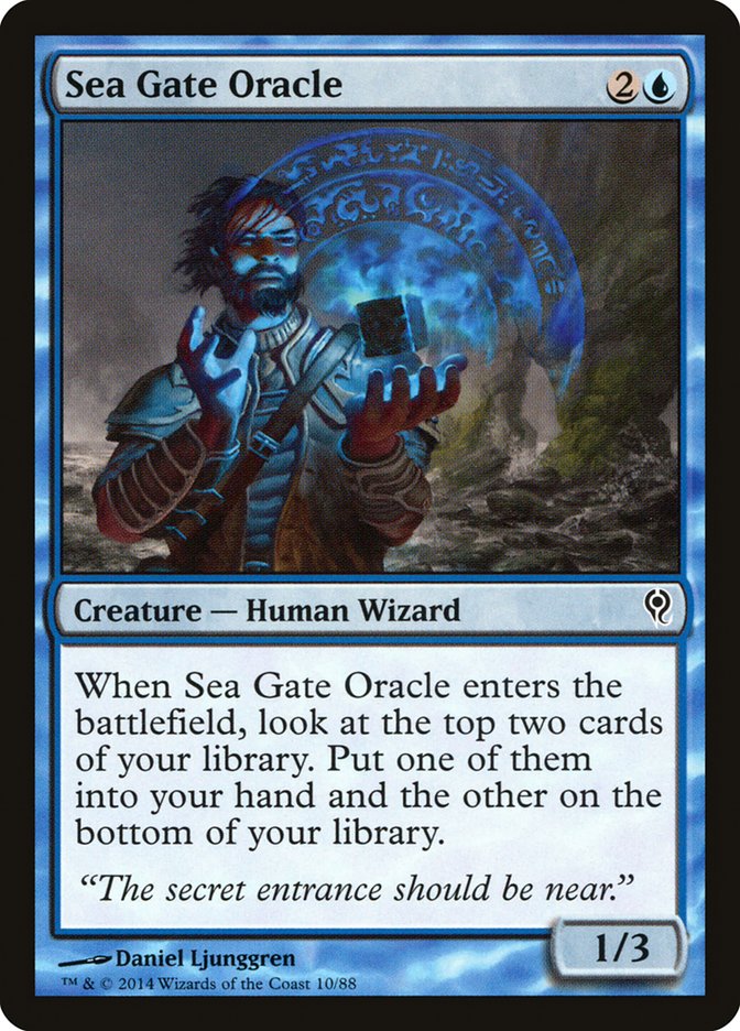 Sea Gate Oracle 10/88 (Duel Decks: Jace vs. Vraska) 