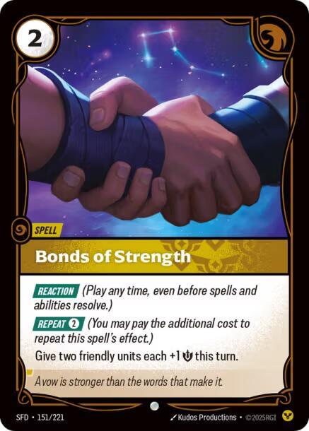 Bonds of Strength (Spiritforged)  - Foil