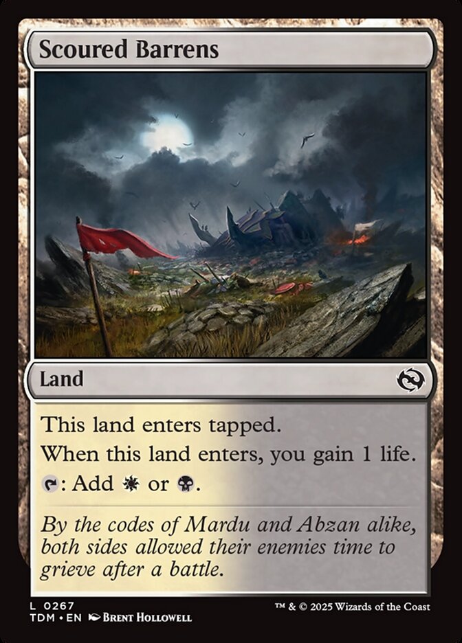 Scoured Barrens 267/291 (Tarkir: Dragonstorm) 