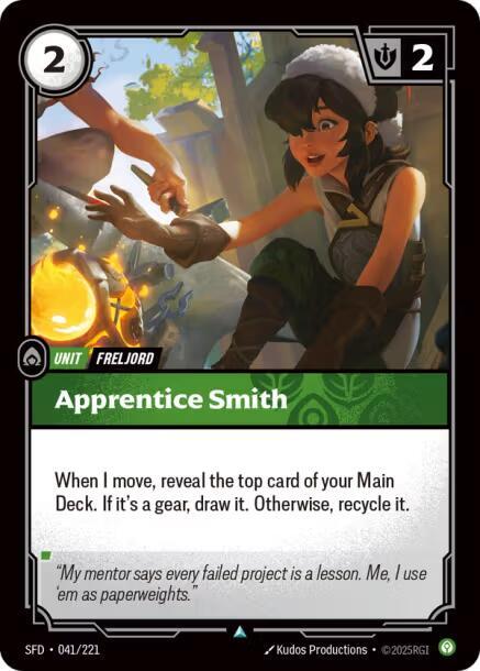 Apprentice Smith 41/221 (Spiritforged)  - Foil