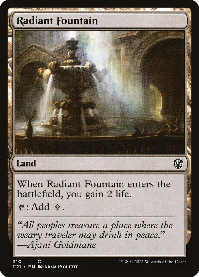 Radiant Fountain 310/81 (Commander 2021) 